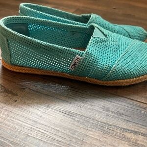 Toms Blue Moccasins Comfortable Stylish Footwear
